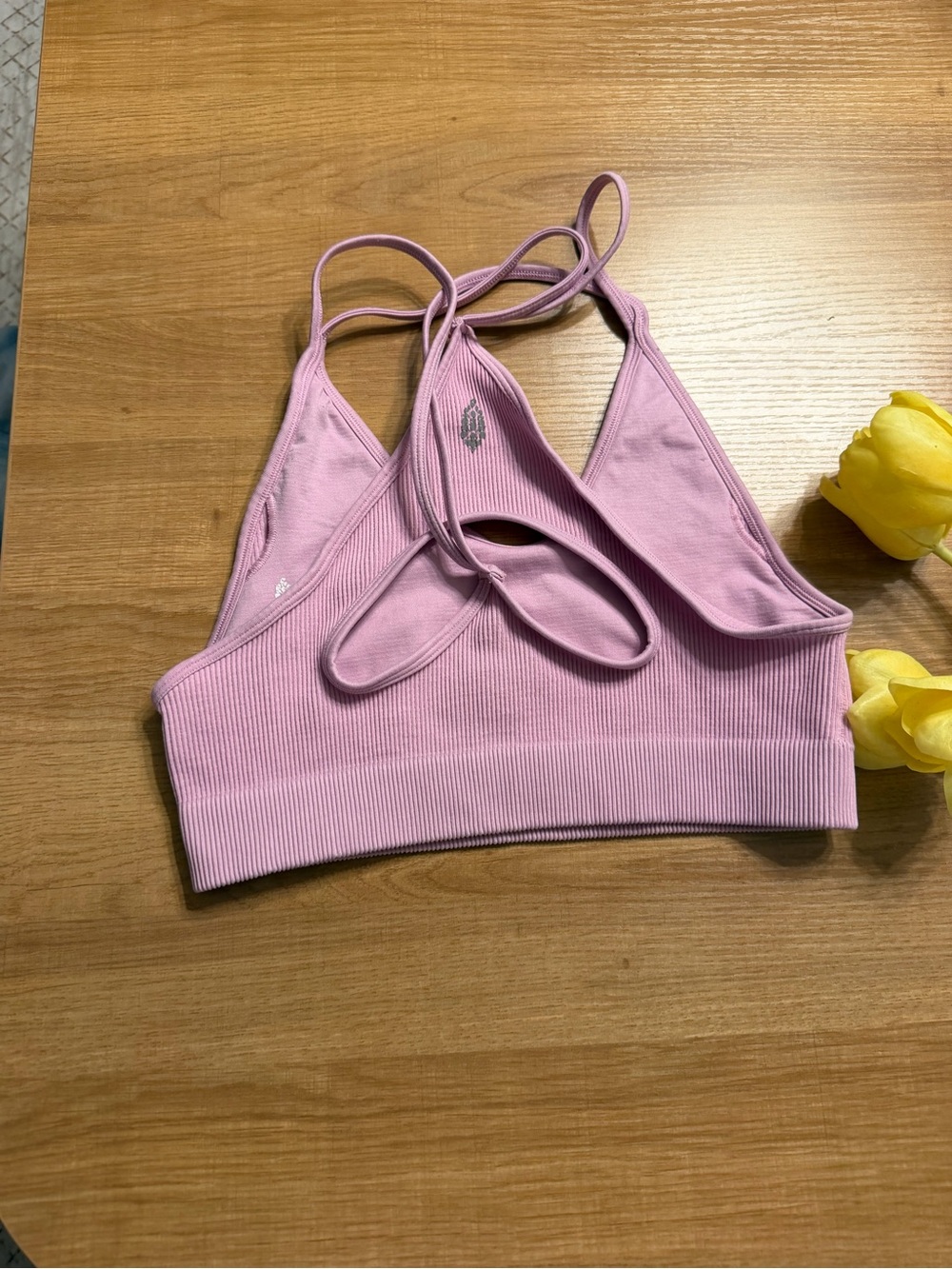 Free people purple top crossback